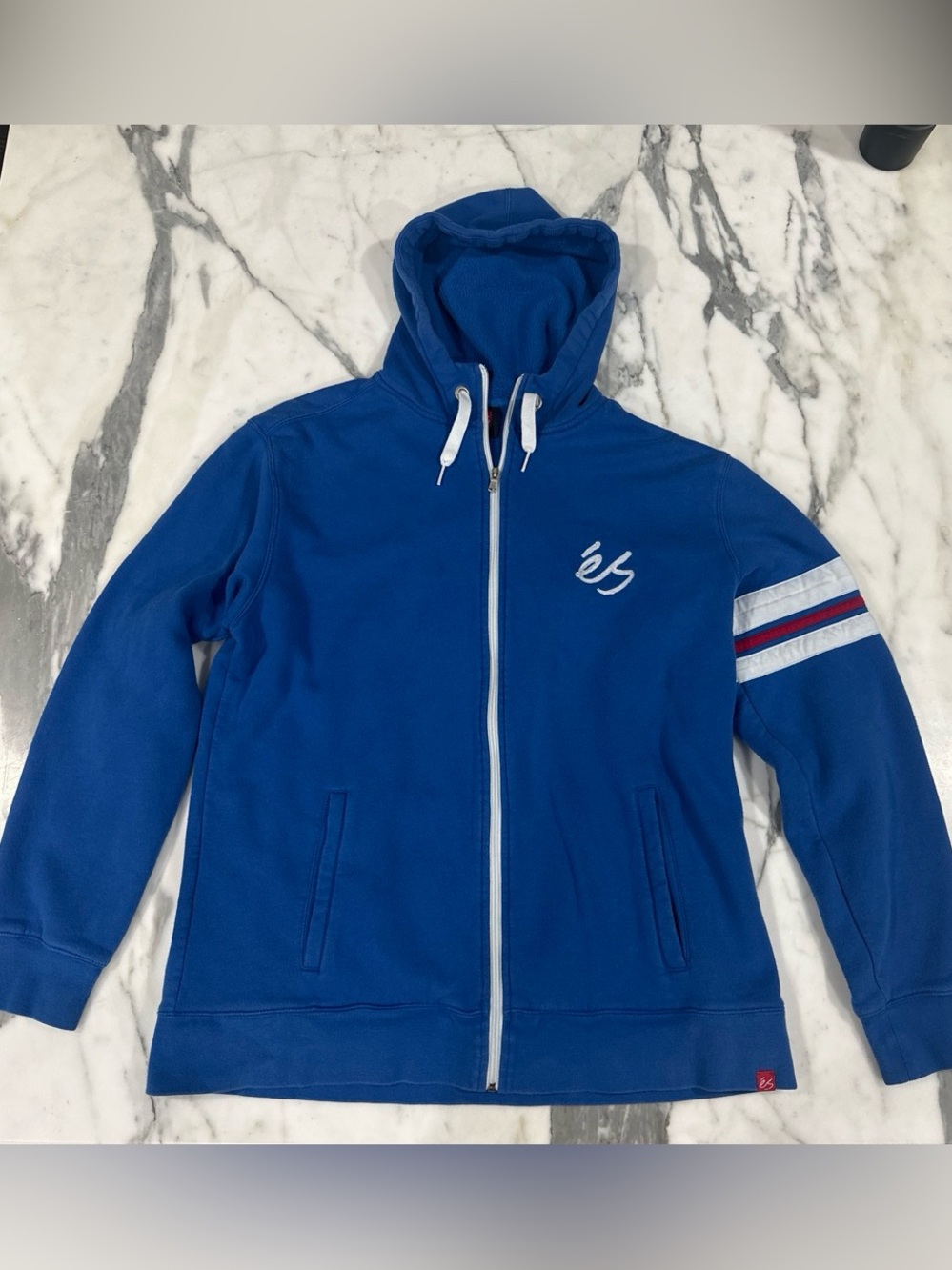És 2001 Blue Zip-Up Hoodie